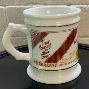 Franklin Mint Vintage MAIL POUCH TOBACCO Porcelain Mug The Corner Store